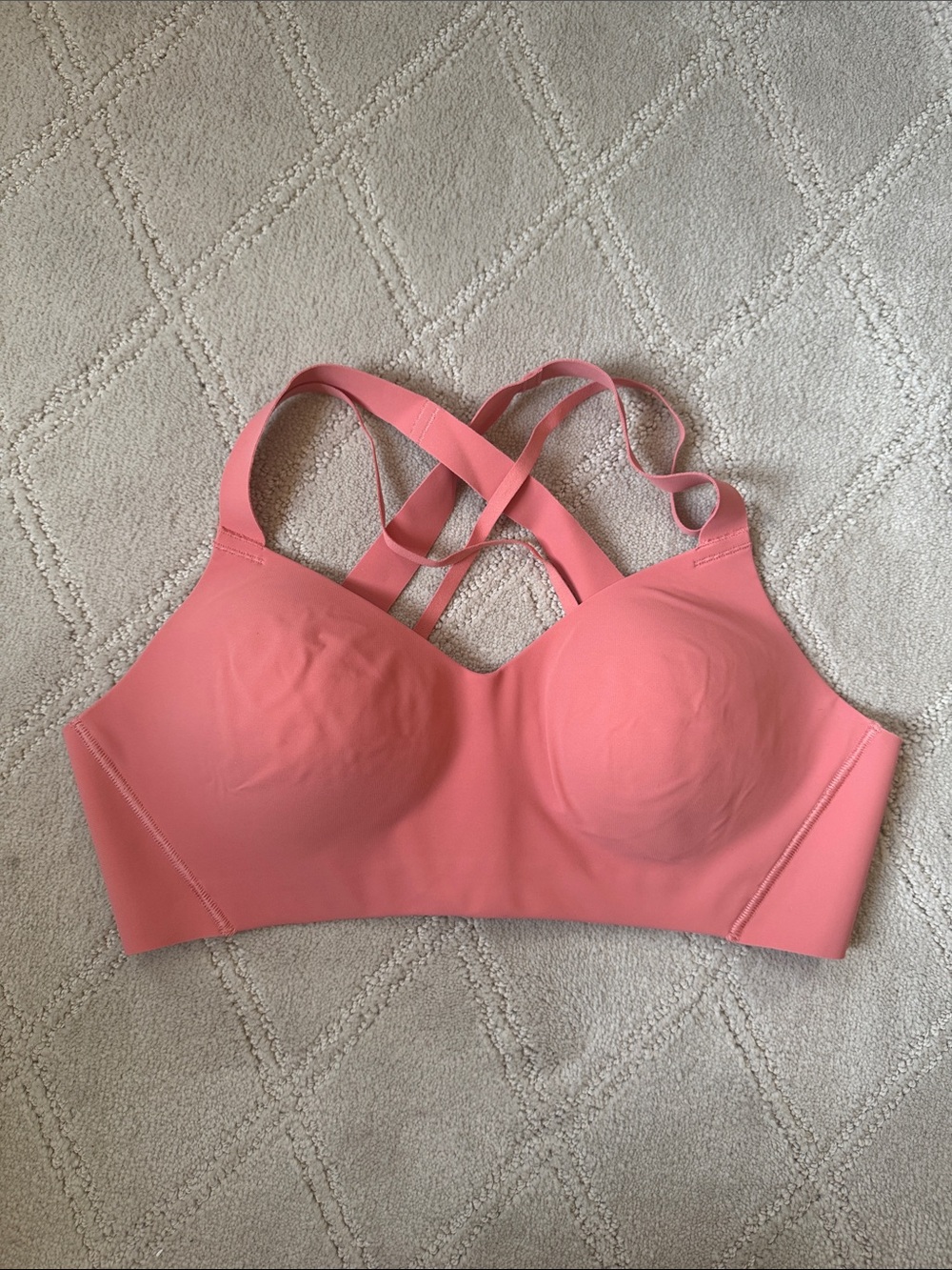Gymshark Seamless Pink Strappy Wireless Sports Bra